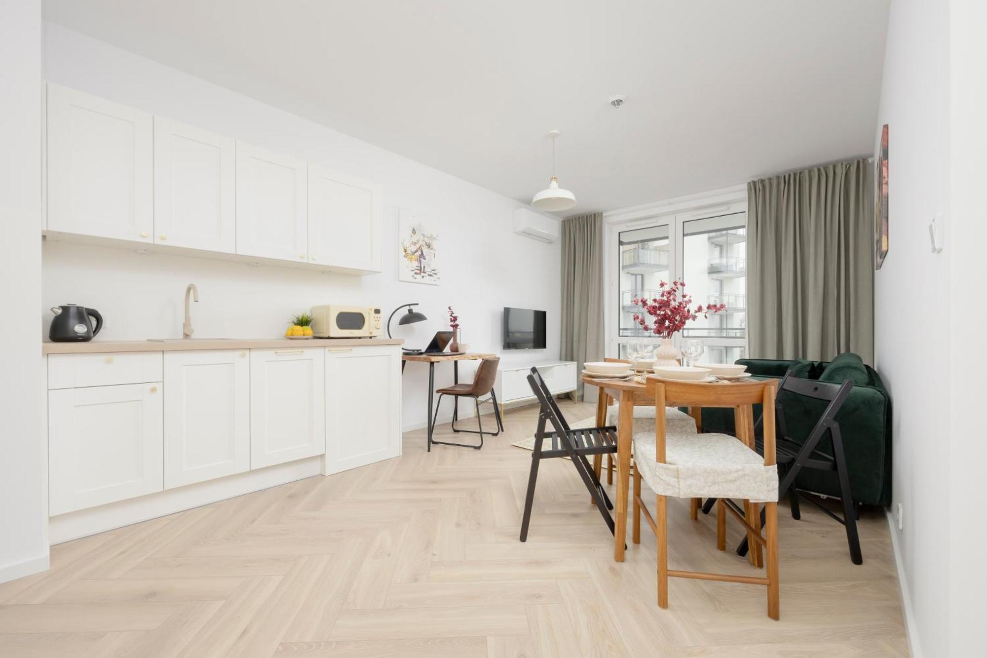 Modern Apartment With Balcony Near Aleje Jerozolimskie By Noclegi Renters Warschau Exterior foto