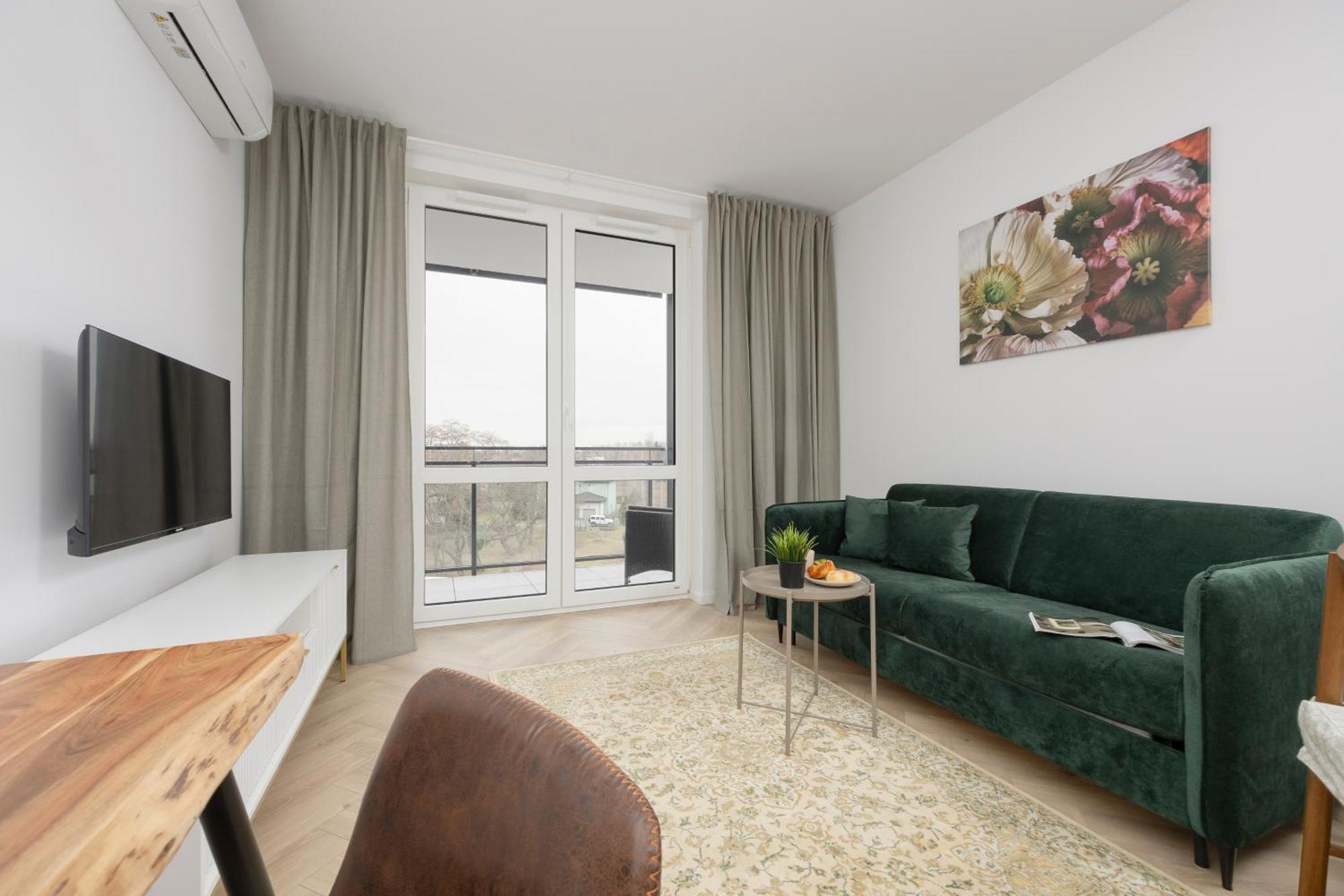 Modern Apartment With Balcony Near Aleje Jerozolimskie By Noclegi Renters Warschau Exterior foto